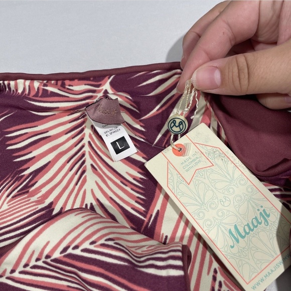 NWT Maaji [ Large ]‎ Sublime Signature Cut Bikini Bottom in Juneberry - Picture 6 of 9